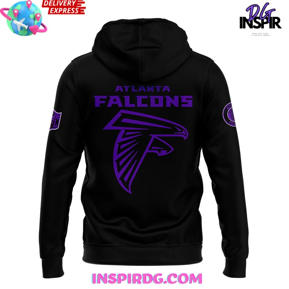 -Atlanta Falcons Domestic Violence Awareness Month 2024 Hoodie