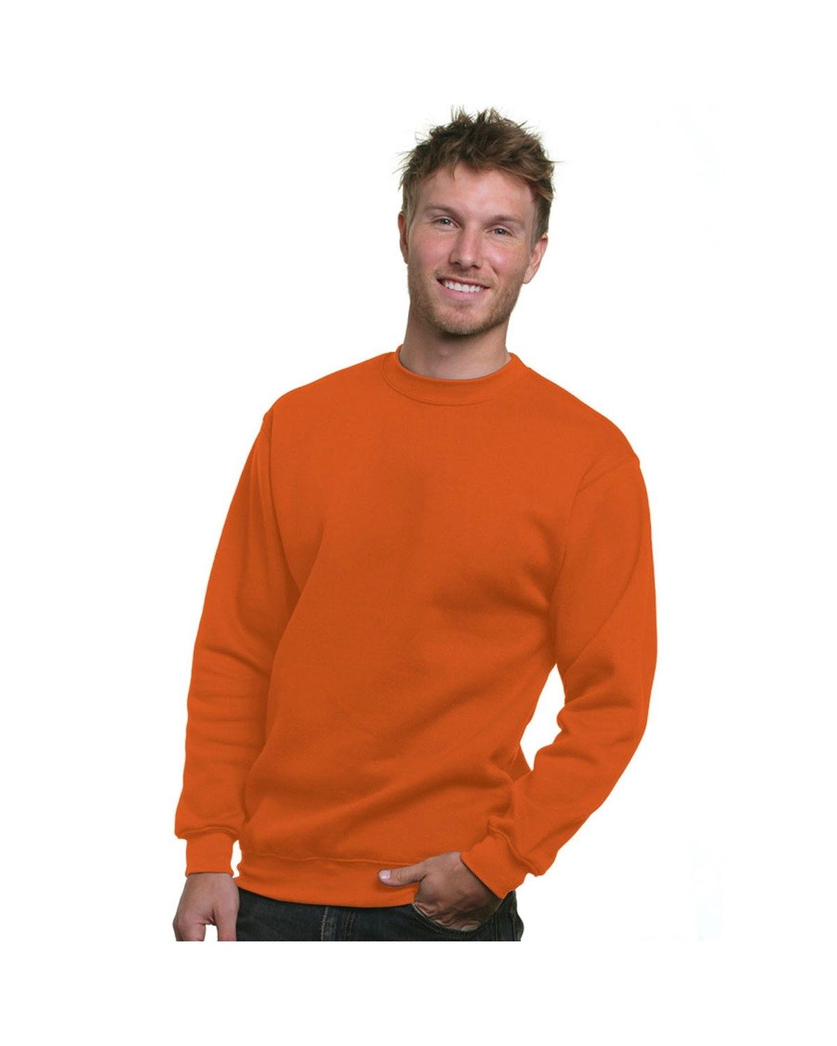 1102 Bayside Fleece Crew Neck Pullover SKU: 1102