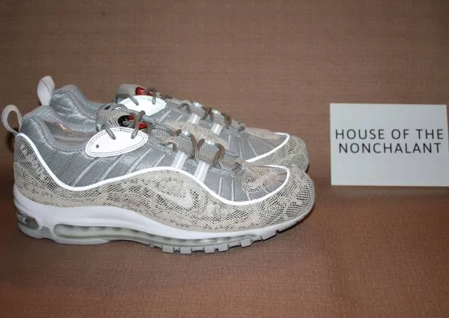 2016 Supreme x Nike Air Max 98 'Snakeskin' 844694-100