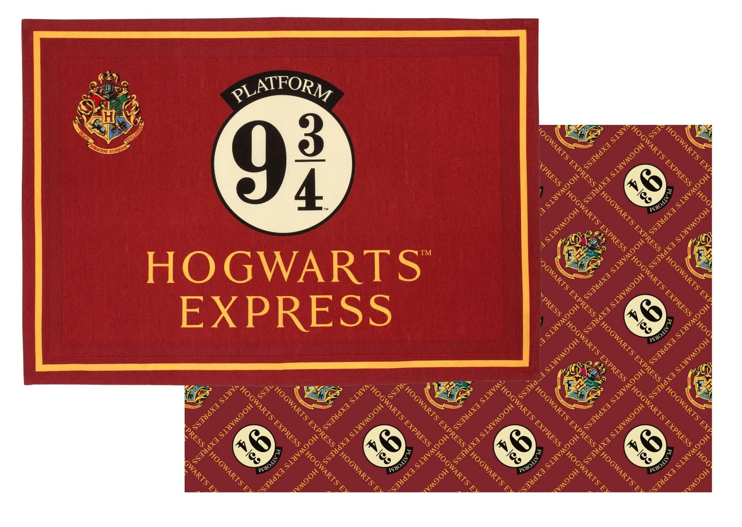 9 3/4 Harry Potter Twin pack tea towel