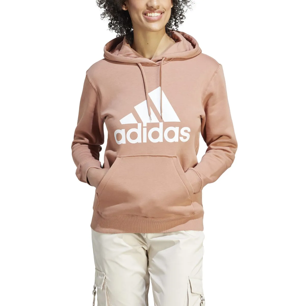 adidas Women's Essentials Big Logo Regular Fleece Hoodie