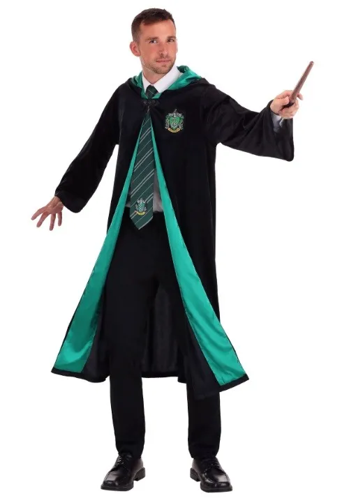 Adult Harry Potter Deluxe Slytherin Robe