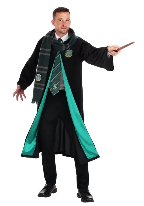 Adult Harry Potter Deluxe Slytherin Robe