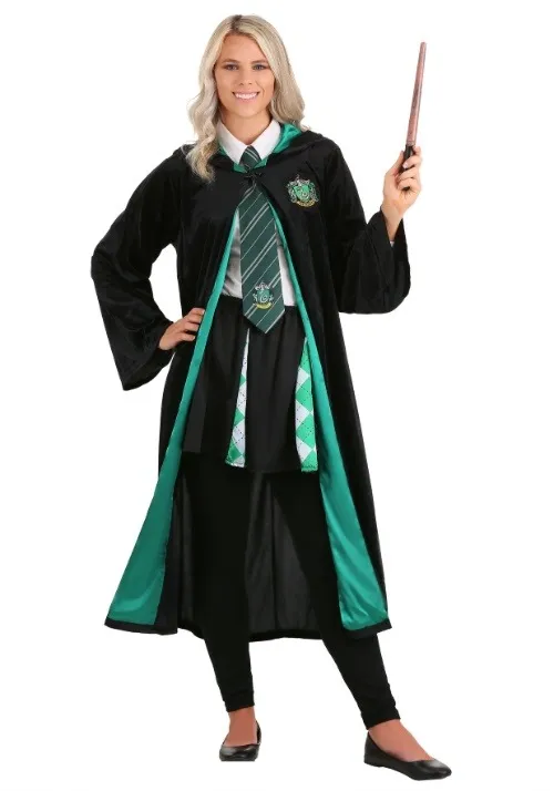 Adult Harry Potter Deluxe Slytherin Robe