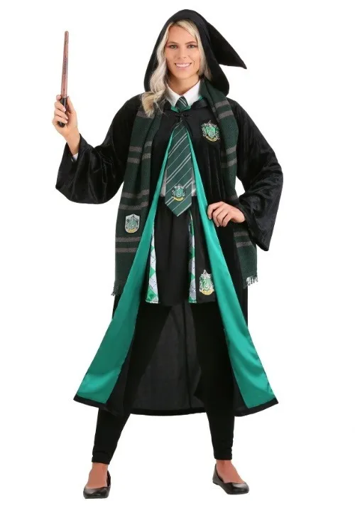 Adult Harry Potter Deluxe Slytherin Robe