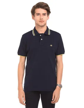 Aeropostale Tipped Pique Polo Shirt