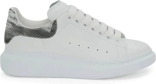 Alexander McQueen logo-print lace-up sneakers White