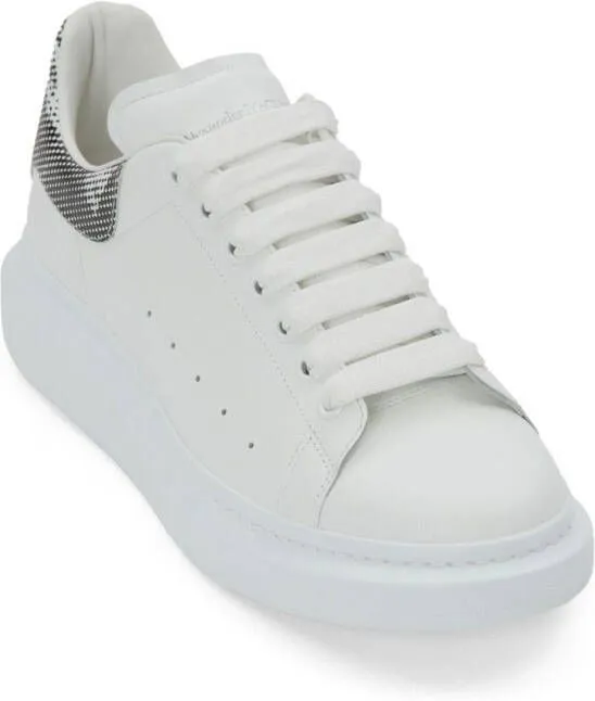 Alexander McQueen logo-print lace-up sneakers White