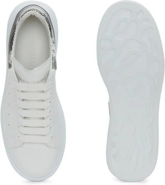 Alexander McQueen logo-print lace-up sneakers White