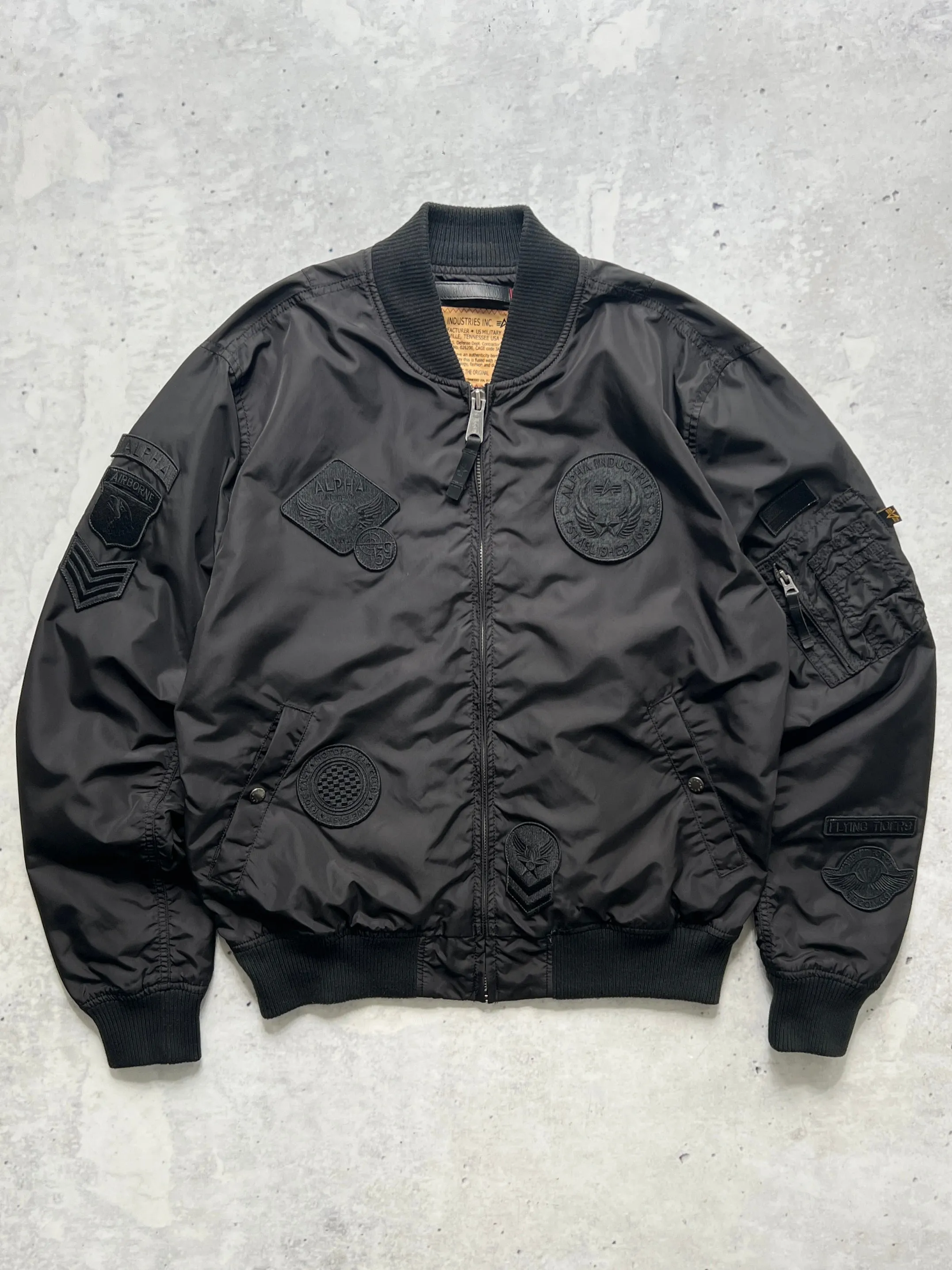 Alpha Industries Patchwork Bomber Jacket (XL)