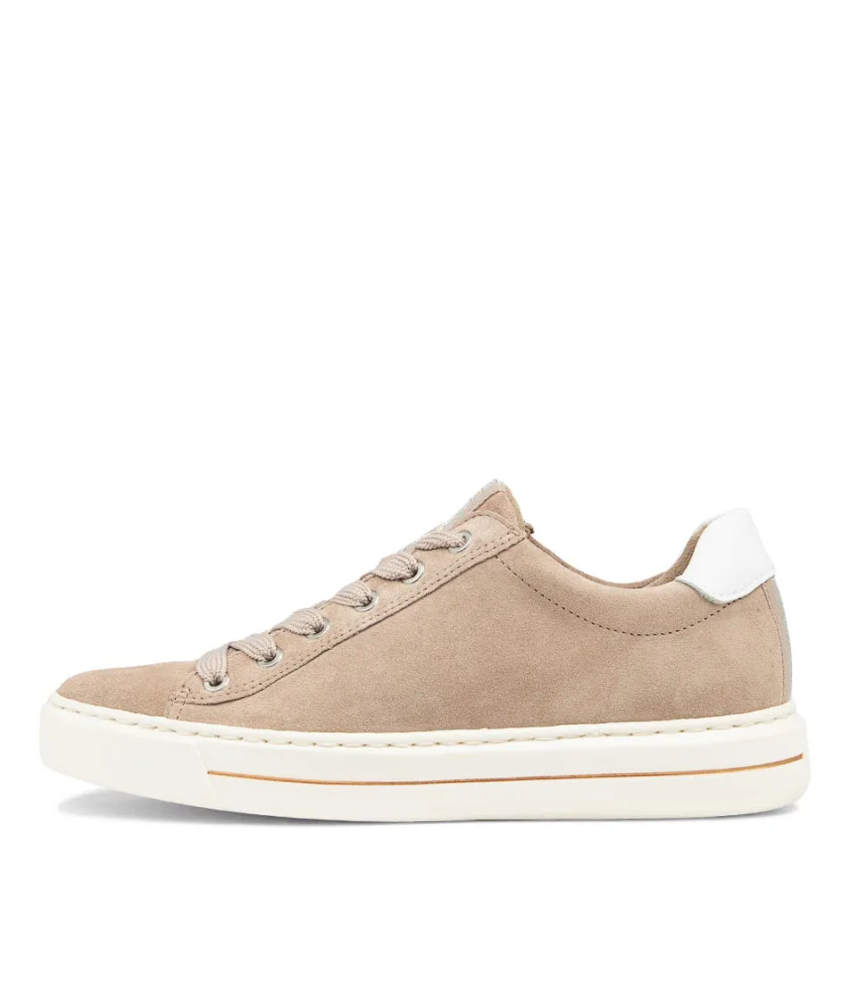 ARA Courtyard 28 Sand Suede Sneakers