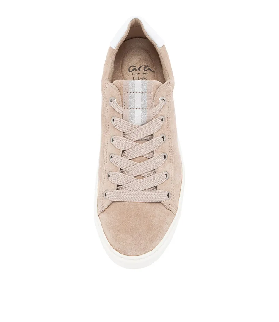 ARA Courtyard 28 Sand Suede Sneakers