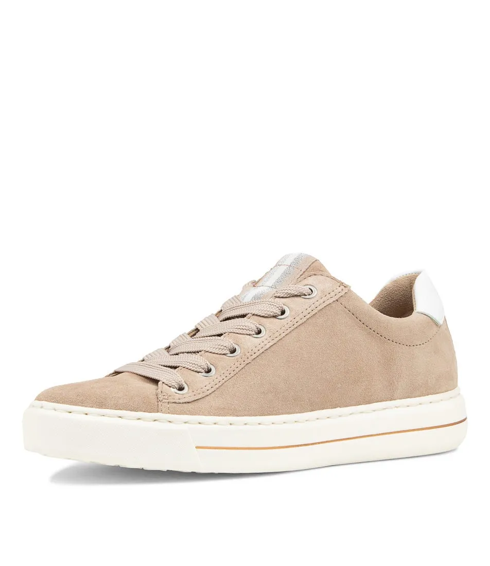 ARA Courtyard 28 Sand Suede Sneakers