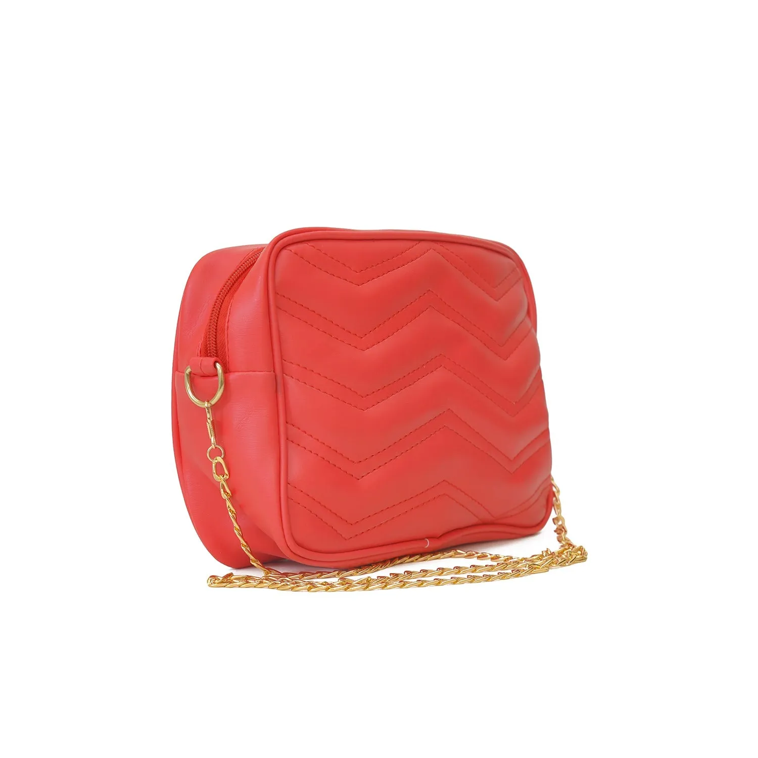 AURA CROSS BODY BAG RED