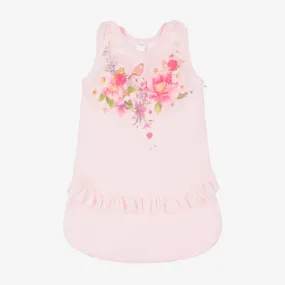 Baby Girls Pink Floral Sleeping Bag 