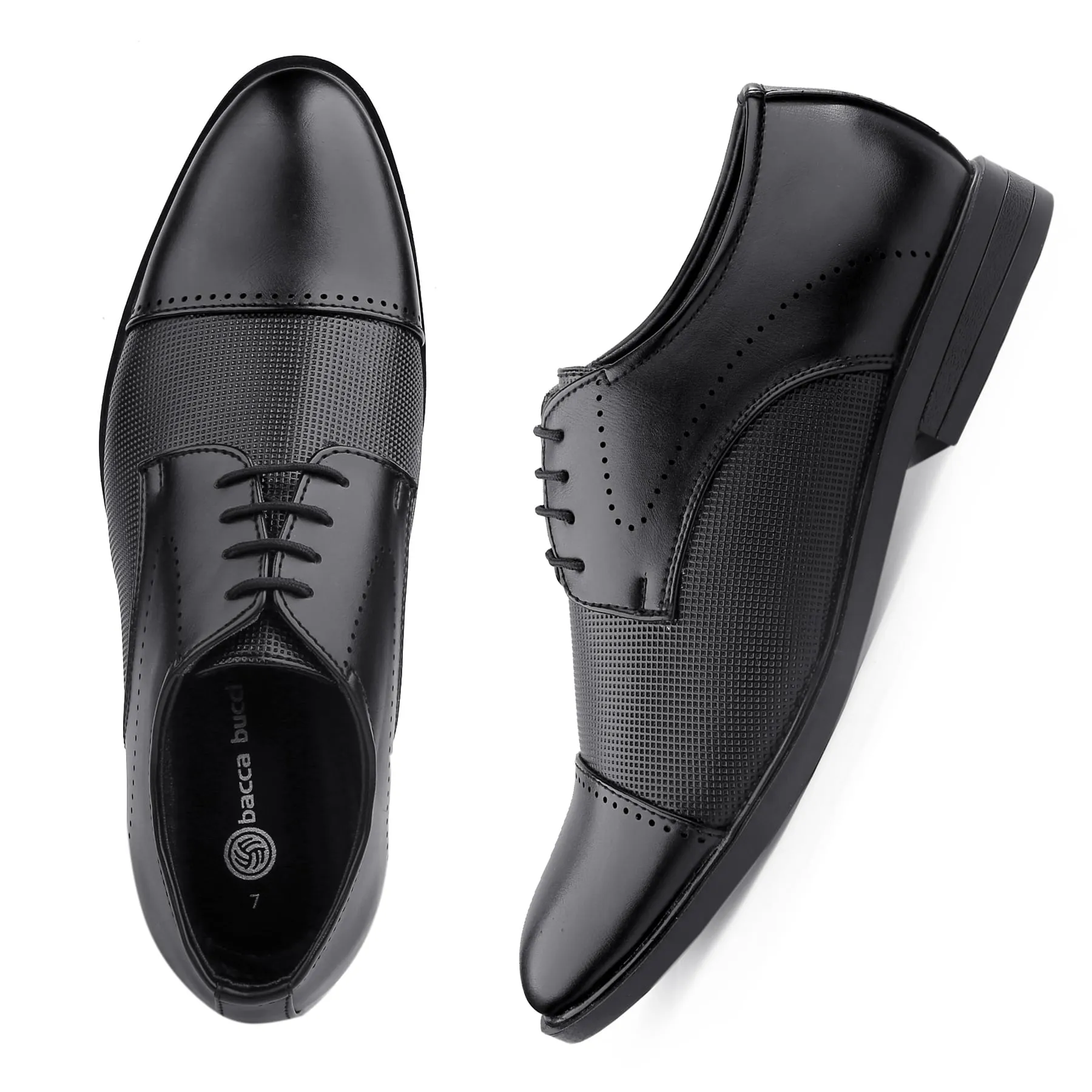 Bacca Bucci WINDSOR Formal Shoes with Superior Comfort | All Day Wear Office Or Party Lace-up Shoes