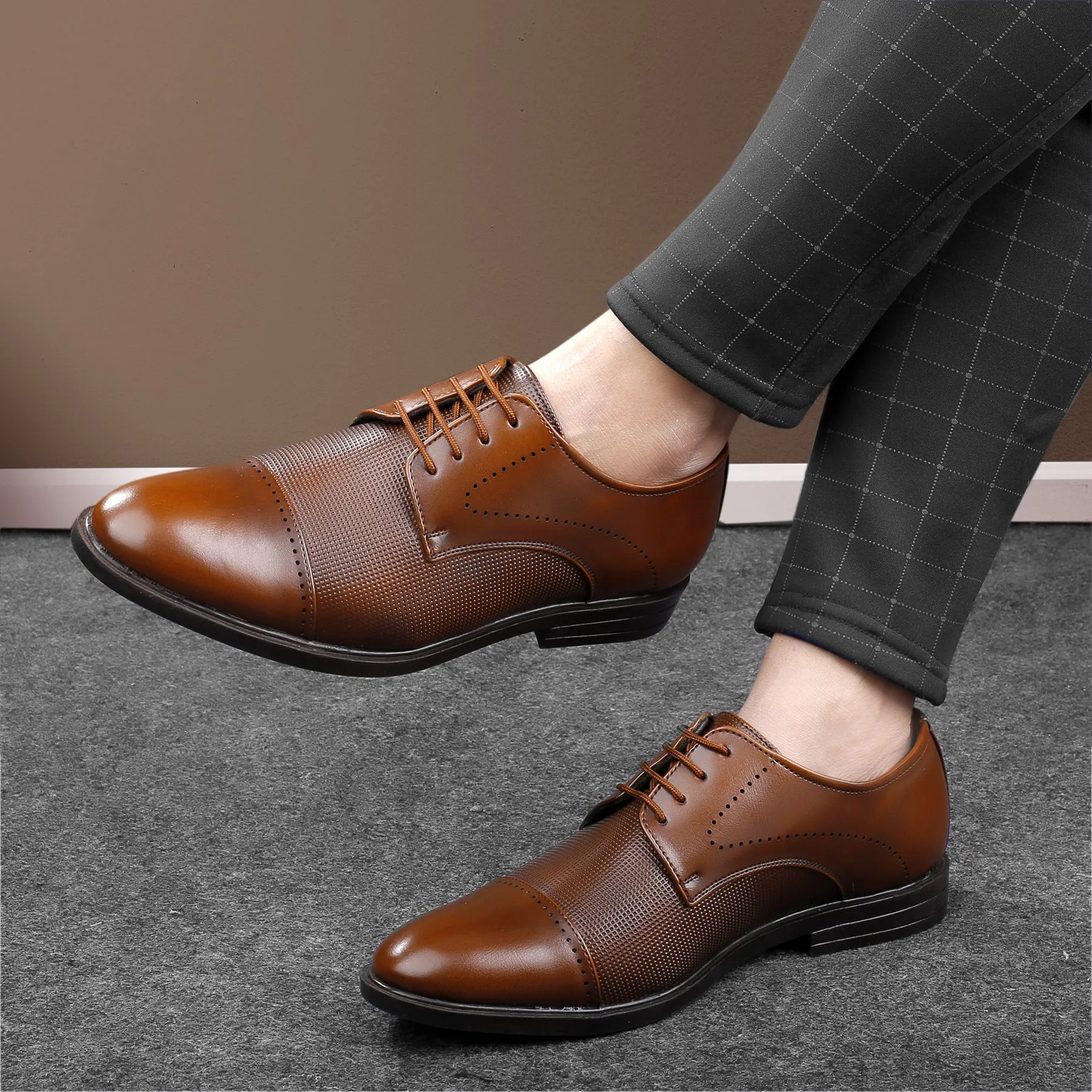 Bacca Bucci WINDSOR Formal Shoes with Superior Comfort | All Day Wear Office Or Party Lace-up Shoes