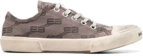 Balenciaga Paris BB monogram low-top sneakers Grey