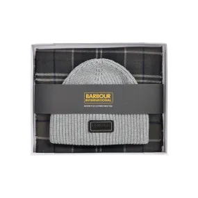 Barbour International Sweeper Beanie & Scarf Gift Set