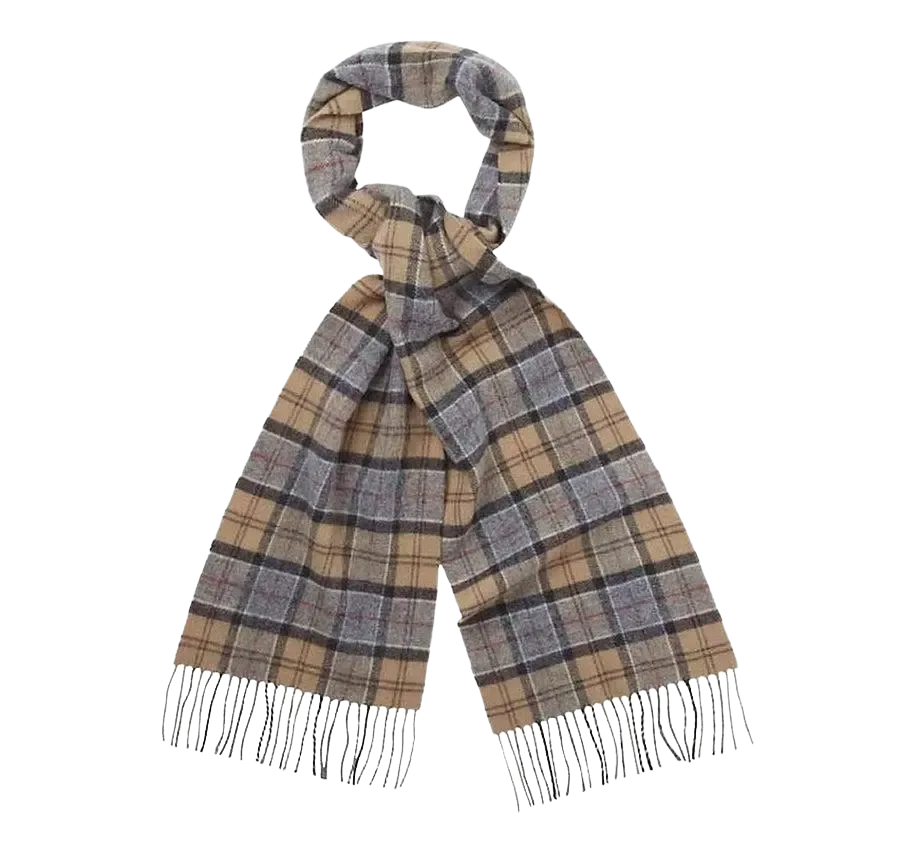 Barbour Tartan Lambswool Scarf in Dress Tartan