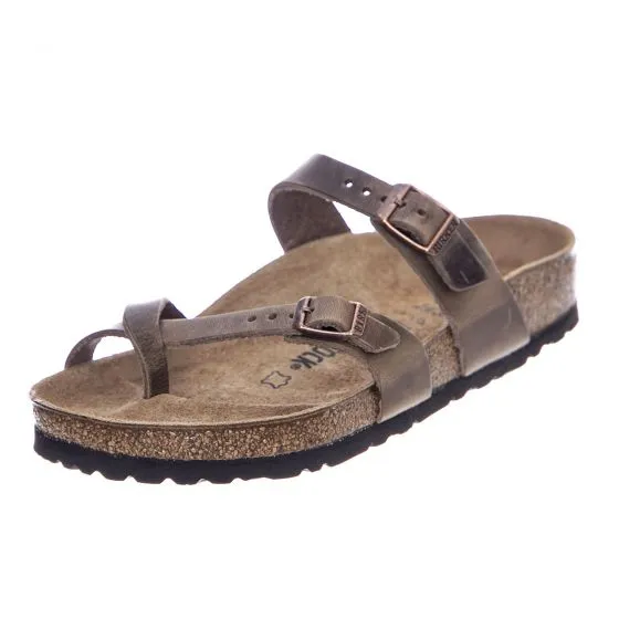 Birkenstock Womens Mayari Tobacco Brown Sandals - Regular Fit