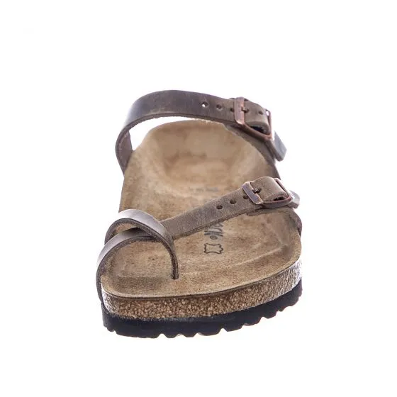 Birkenstock Womens Mayari Tobacco Brown Sandals - Regular Fit