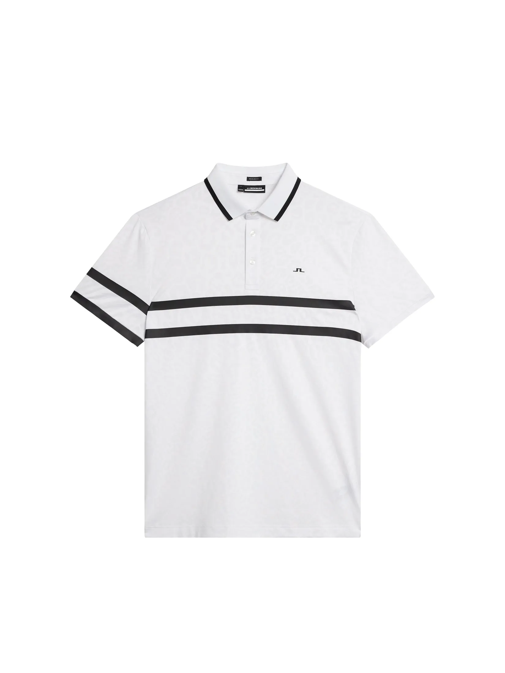 Boswell Regular Jacquard Polo / White