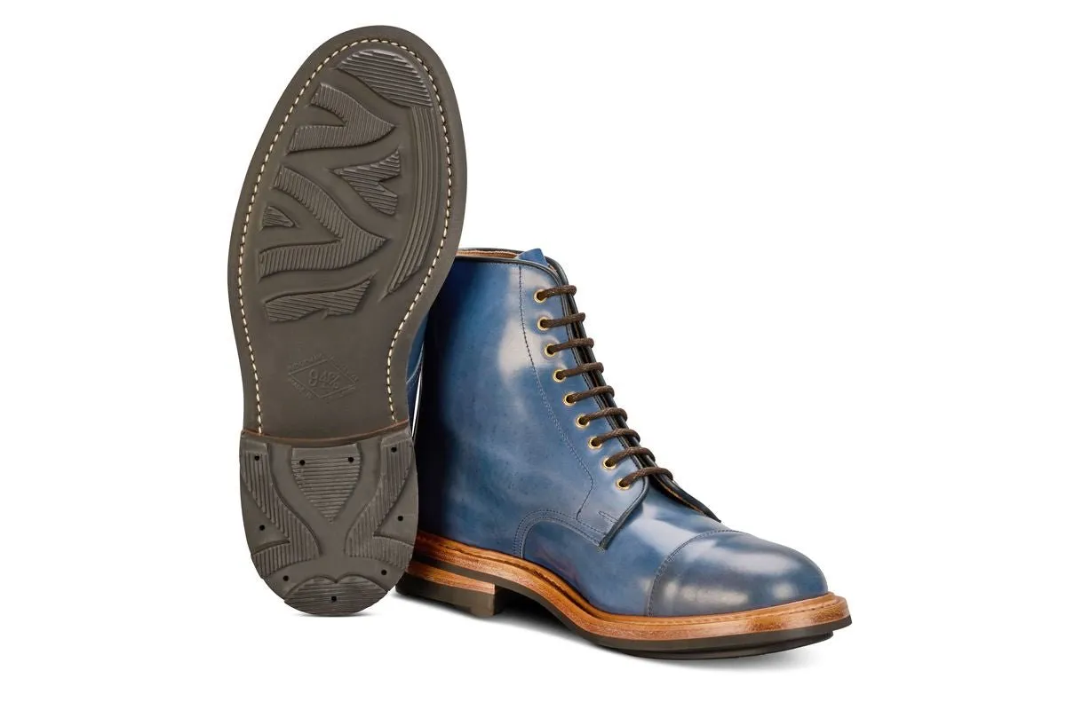 Brett ToeCap Boot - Blue Cordovan