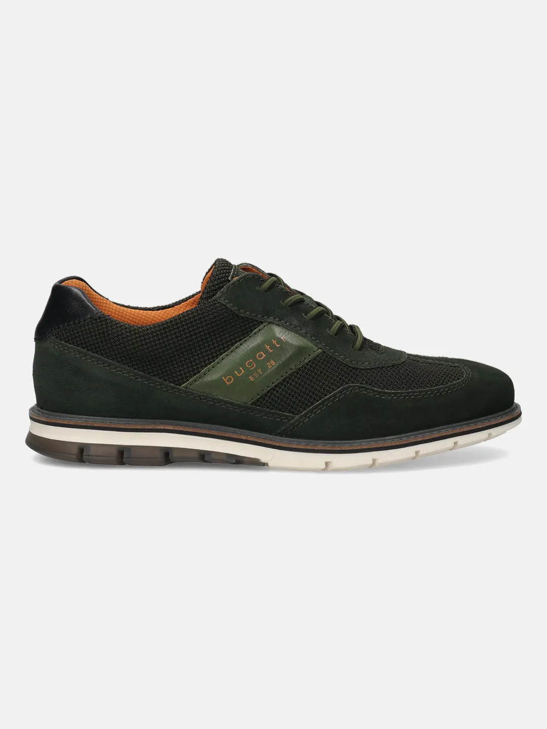 bugatti Dark Green Premium Leather Casuals shoes