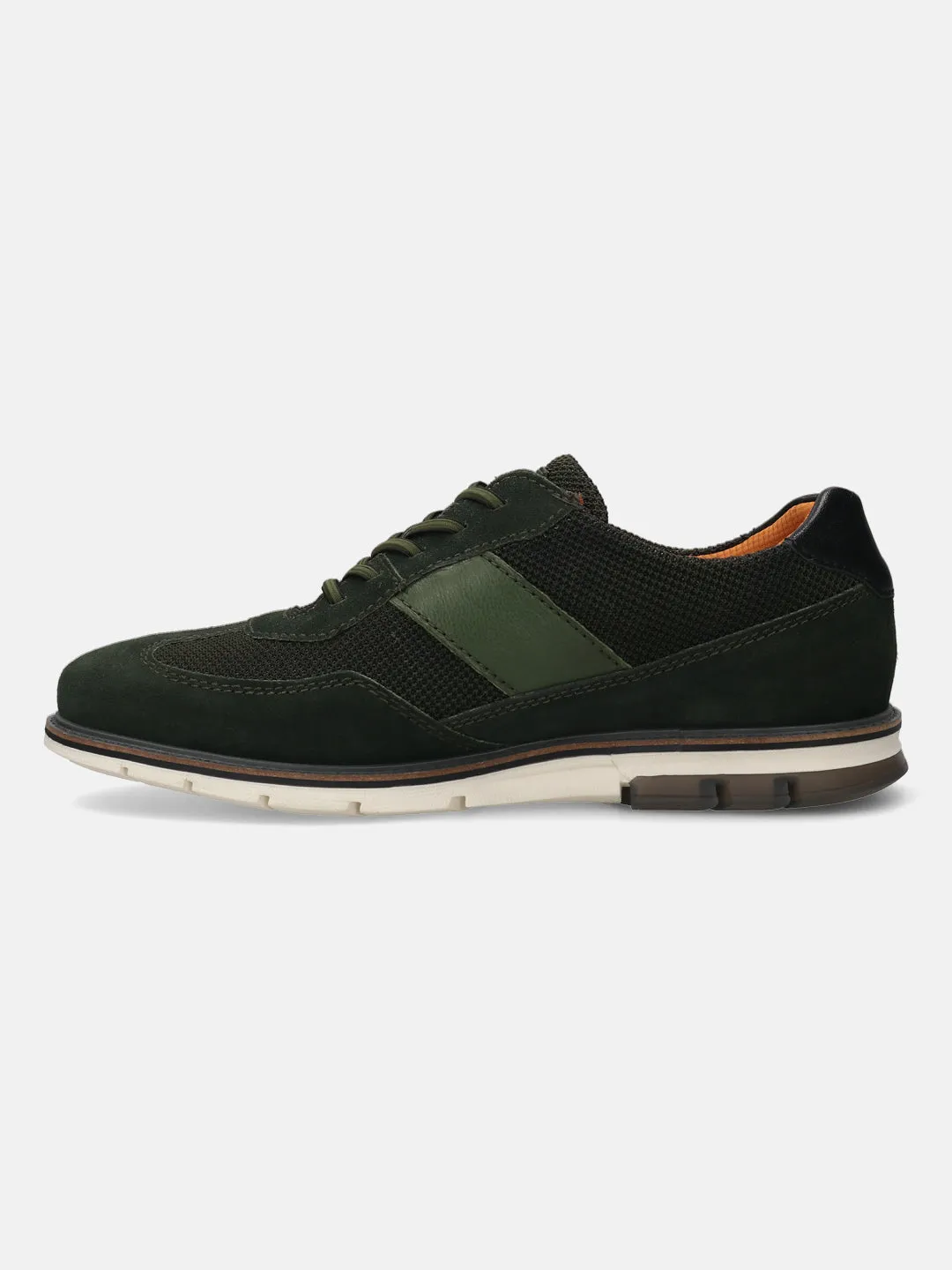 bugatti Dark Green Premium Leather Casuals shoes