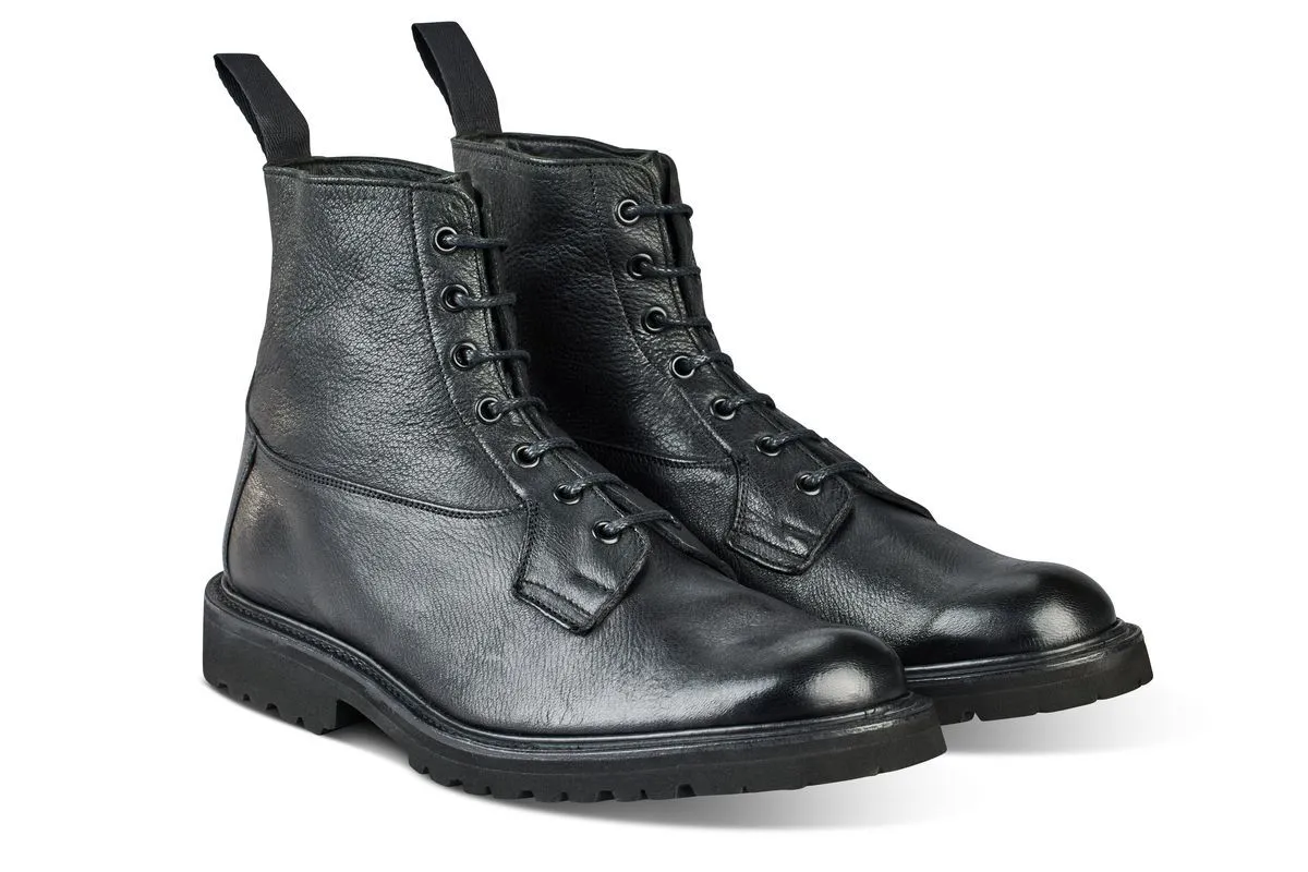 Burford Country Boot - Black Olivvia Deerskin