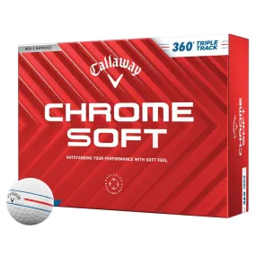 Callaway Chrome Soft 360 Triple Track Golf Balls 2024