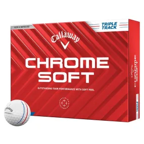 Callaway Chrome Soft Triple Track Golf Balls 2024