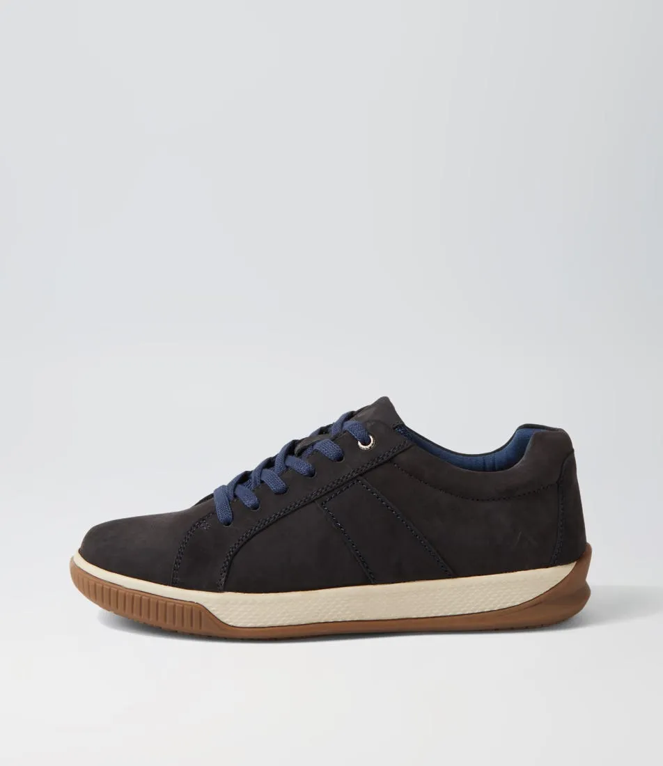 COLORADO Edo Navy Tumble Nubuck Sneakers