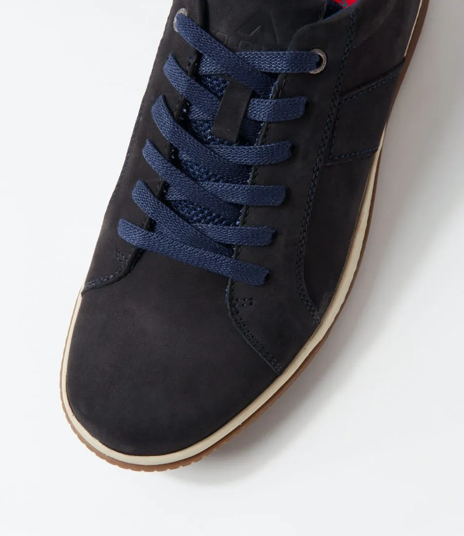 COLORADO Edo Navy Tumble Nubuck Sneakers