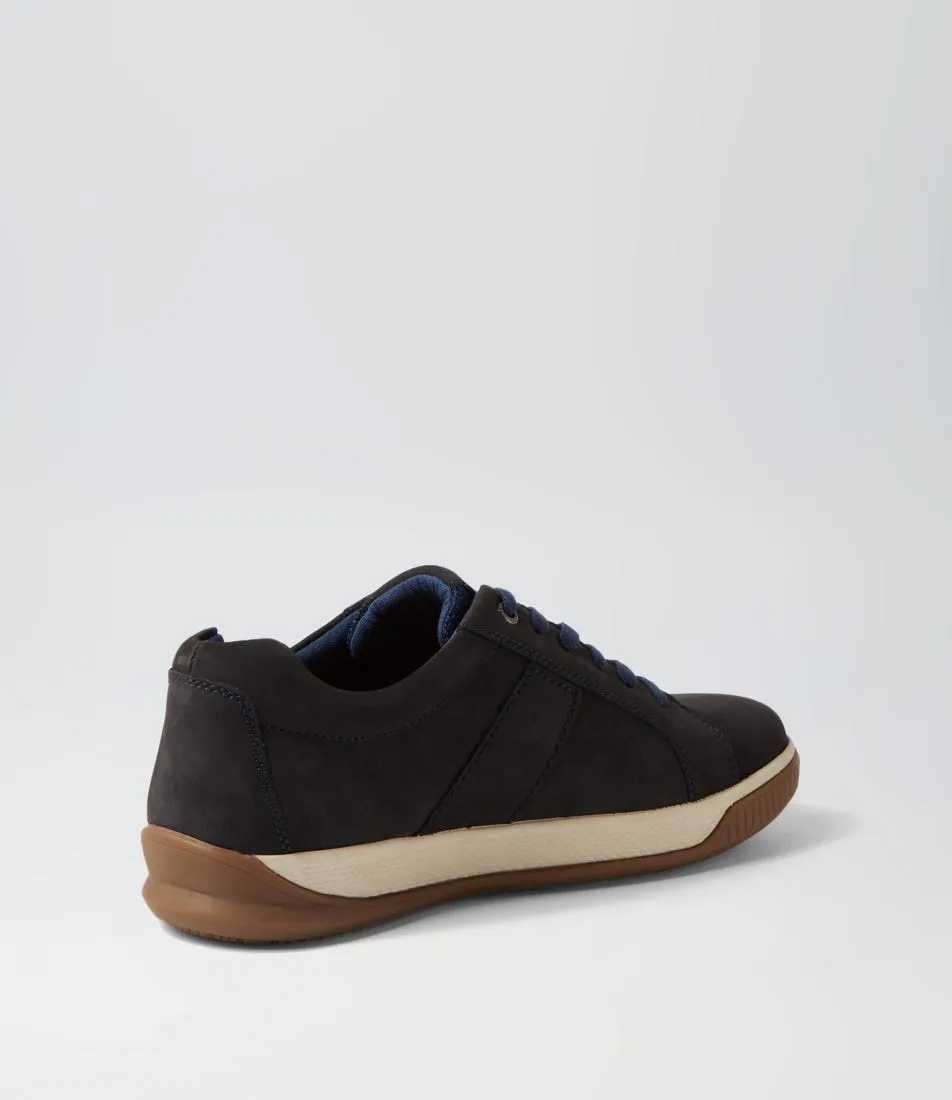 COLORADO Edo Navy Tumble Nubuck Sneakers