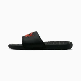 Cool Cat Unisex Slides | Puma Black-High Risk Red | PUMA SHOP ALL PUMA | PUMA 