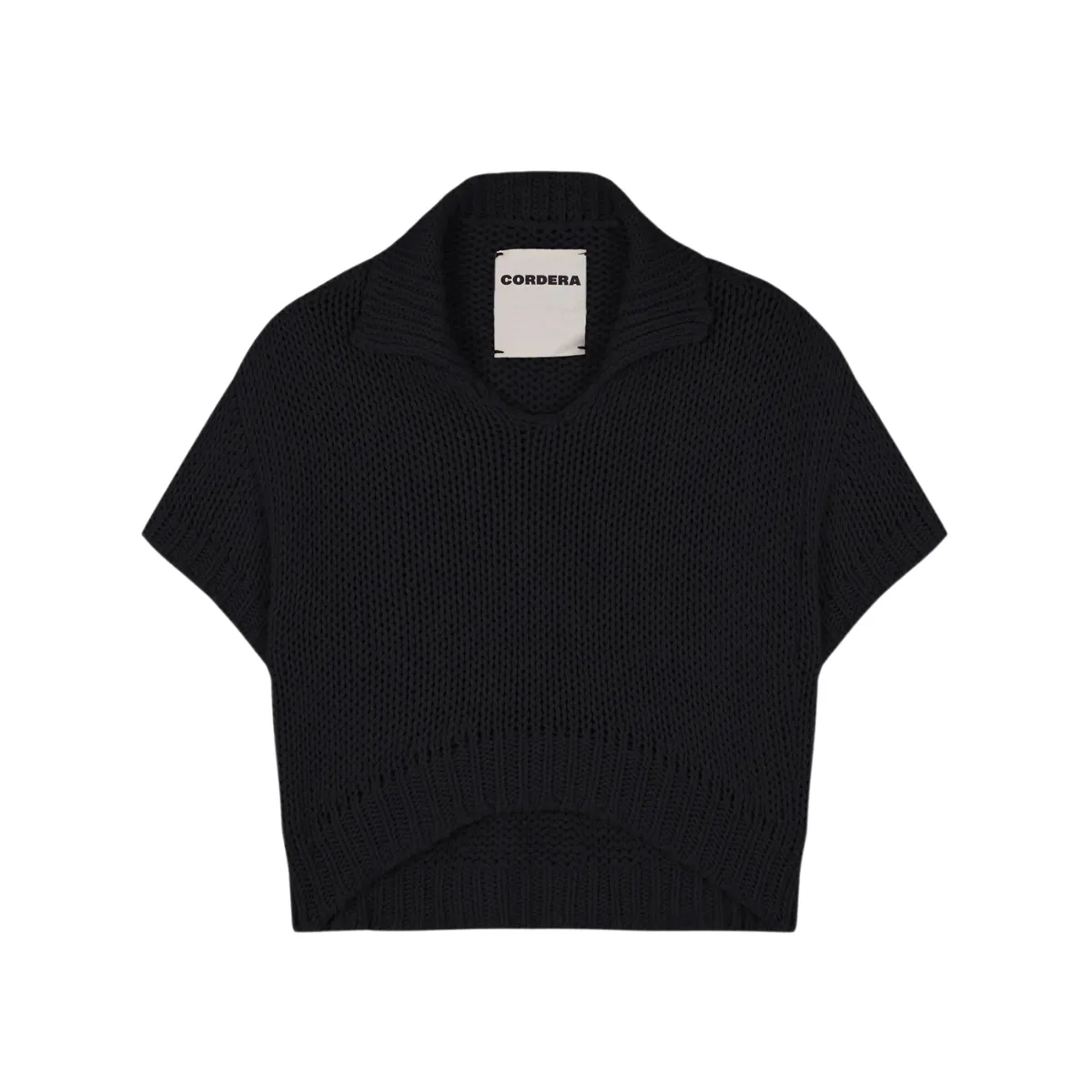 Cordera   Cotton Polo Black OS