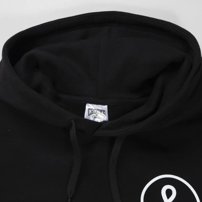 Crooks & Castles C&C Pullover Hooded Sweatshirt (Black)