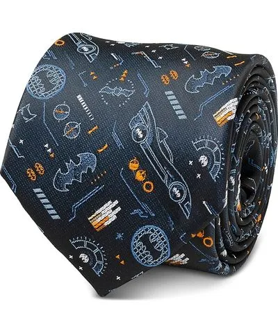 Cufflinks Inc. Batman Batmobile Silk Tie