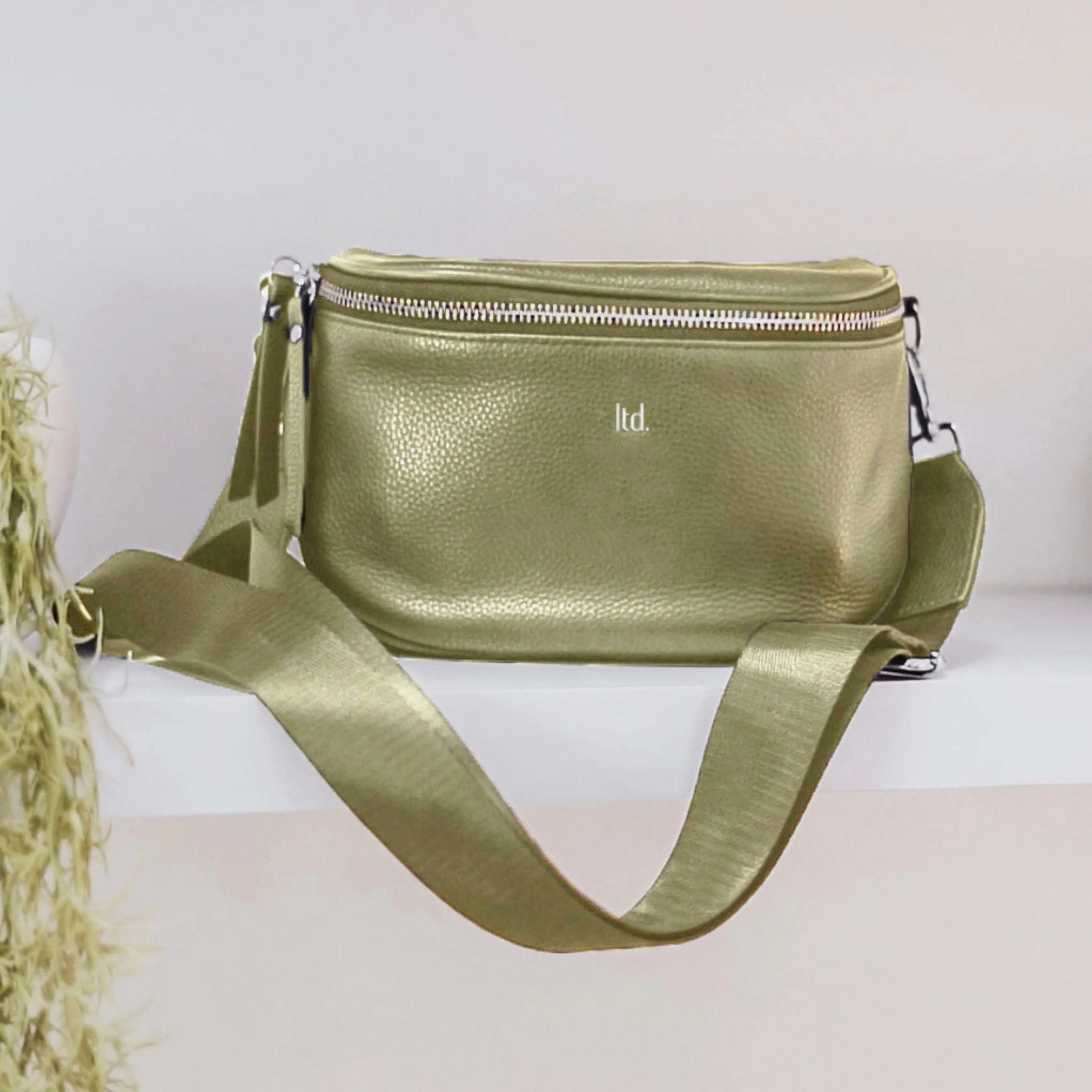 DANI CROSS-BODY BAG -KHAKI LEMON TREE