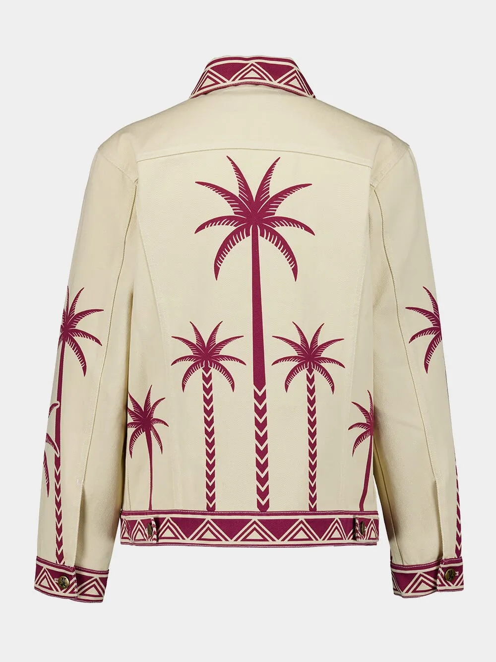 Date Palms Oversized Jean Jacket