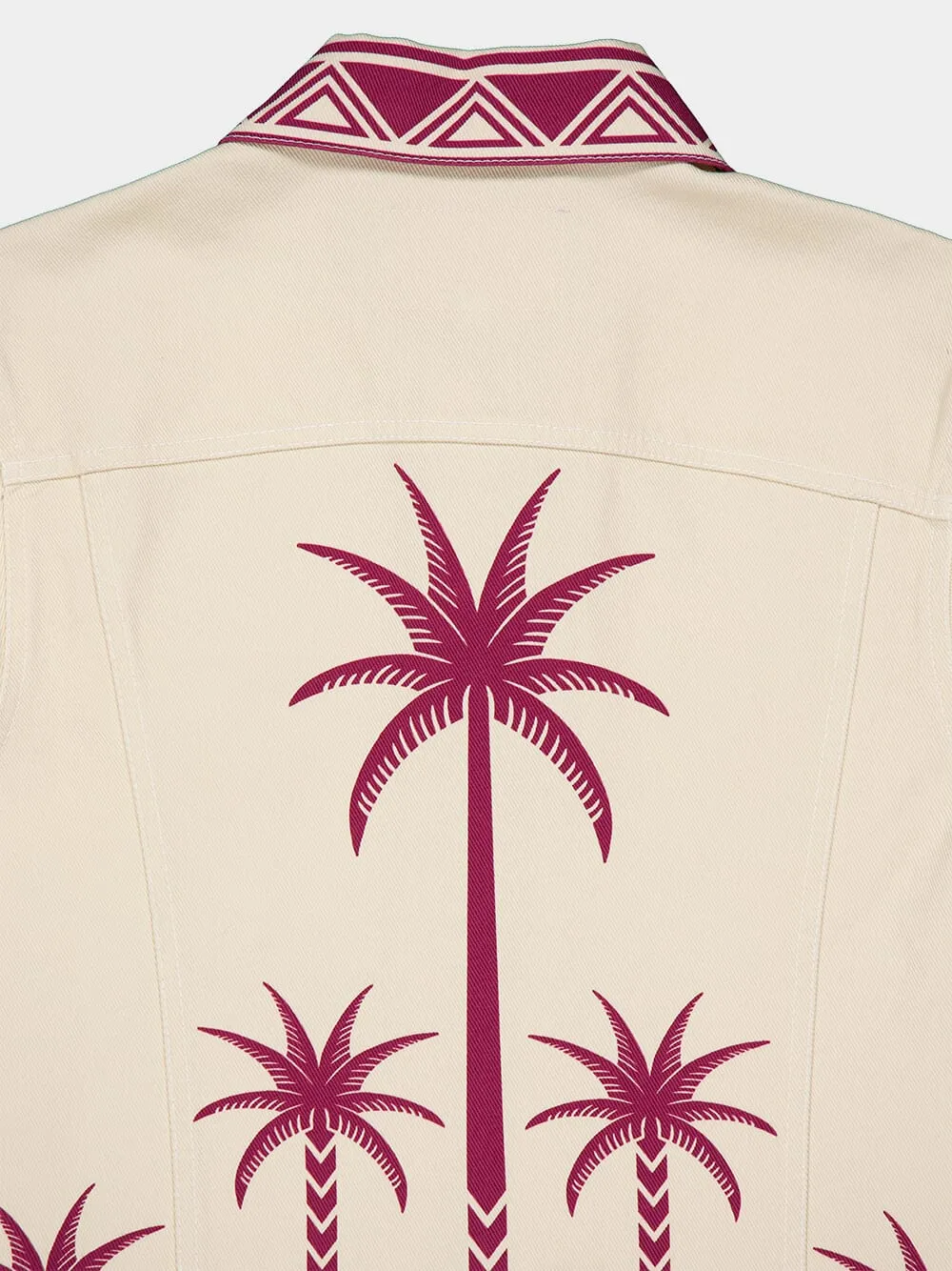 Date Palms Oversized Jean Jacket