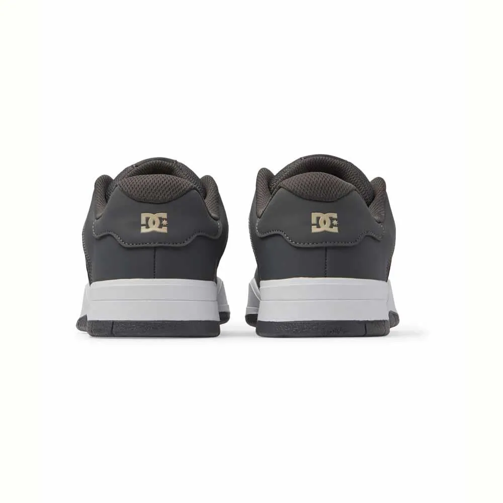 DC Shoes Central Grey White Grey Skate Shoes