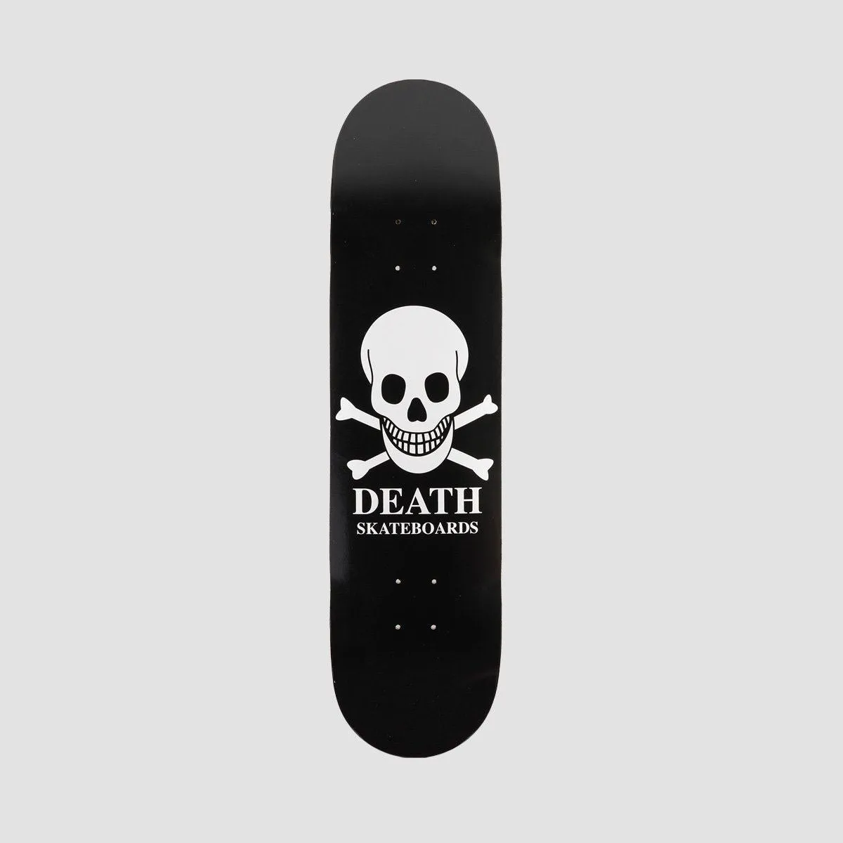 Death OG Skull Skateboard Deck Black - 8.75