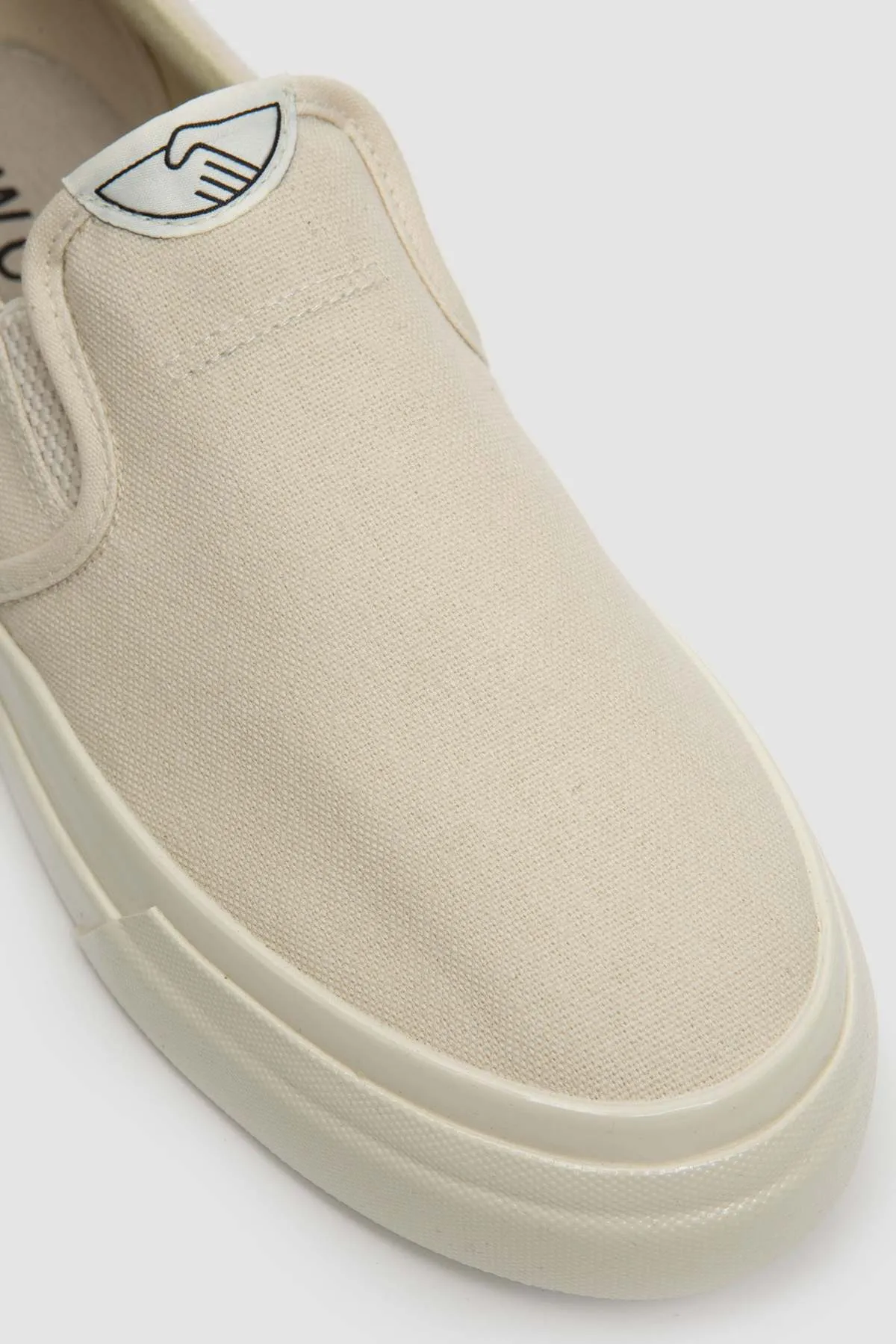 Dellow Canvas Sneakers - Raw Ecru