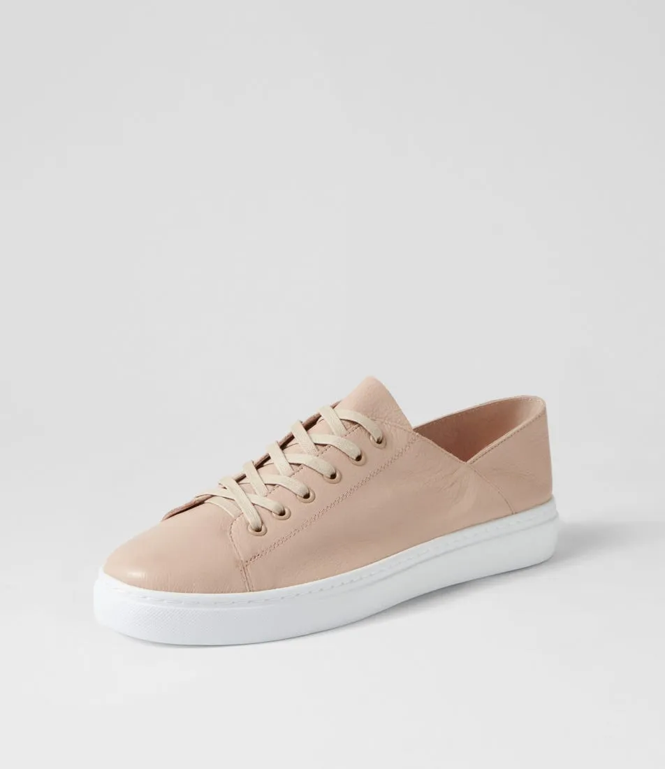 DIANA FERRARI Oaks Nude Leather Sneakers