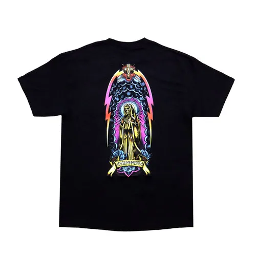 Dogtown Skateboards Shirt Jesse Martinez Guadalupe Handshake Black