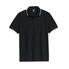 Fsbn Black Men Pique Polo