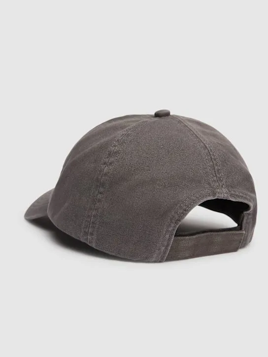 GANNI   Cotton baseball cap 